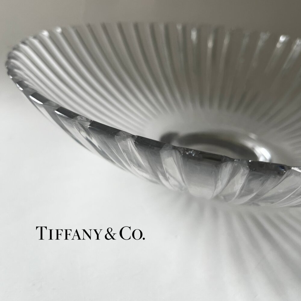 Rare Tiffany & Co. “Metro” Oversized Bowl signed by Josef Riedel, 12” W x 3.5" H